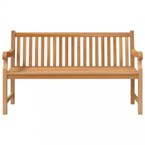 Záhradná lavica 150 cm teak Dekorhome