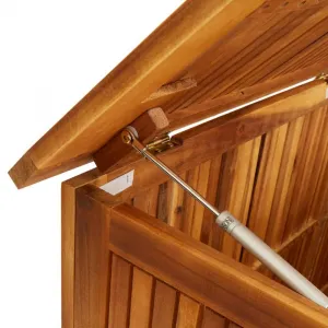 Záhradný úložný box akácie Dekorhome 150 cm