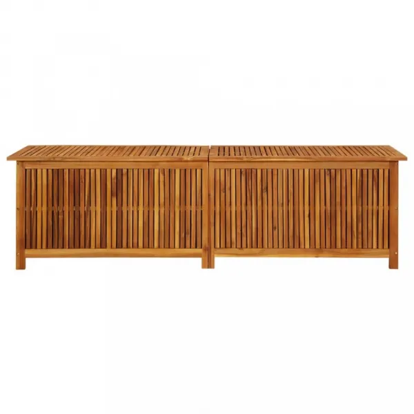 Záhradný úložný box akácie Dekorhome 150 cm
