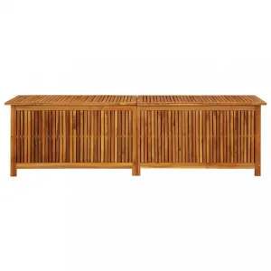 Záhradný úložný box akácie Dekorhome 150 cm
