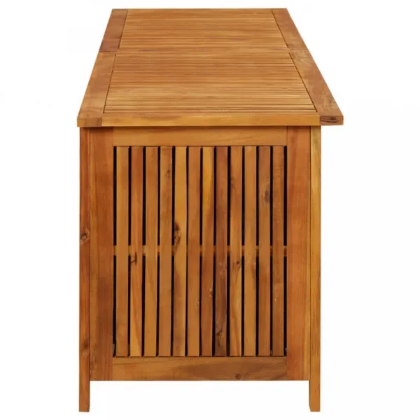 Záhradný úložný box akácie Dekorhome 150 cm