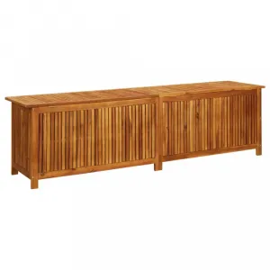 Záhradný úložný box akácie Dekorhome 150 cm