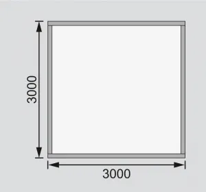 Drevený záhradný domček 304x304 cm Lanitplast