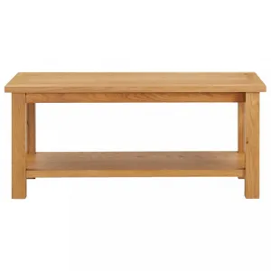 Konferenčný stolík masívne dubové drevo Dekorhome 90x45x40 cm