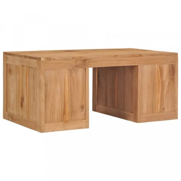 Konferenčný stolík 90x50 cm teakové drevo Dekorhome