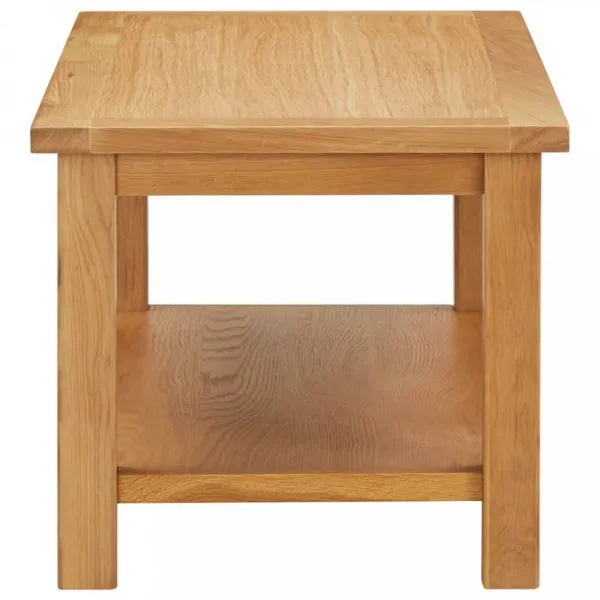 Konferenčný stolík masívne dubové drevo Dekorhome 90x45x40 cm