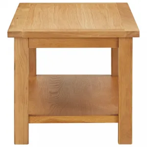 Konferenčný stolík masívne dubové drevo Dekorhome 90x45x40 cm