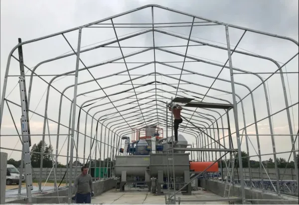 Skladová hala XXL 6x12m sivá