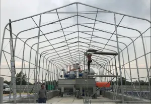 Skladová hala XXL 6x12m sivá