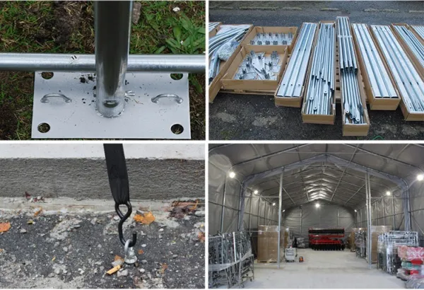 Skladová hala XXL 6x12m sivá