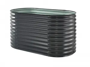 Vyvýšený záhon pozinkovaný plech Dekorhome