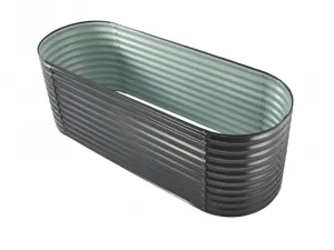 Vyvýšený záhon pozinkovaný plech Dekorhome