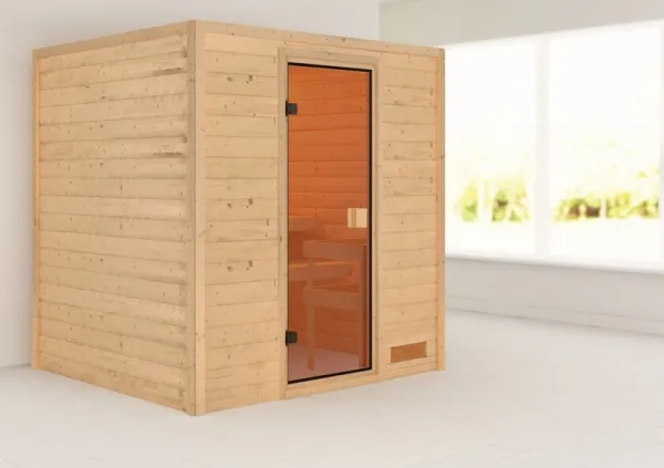 Interiérová fínska sauna 195x169 cm Lanitplast