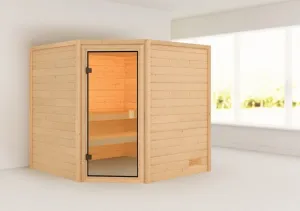 Interiérová fínska sauna 195x195 cm Lanitplast