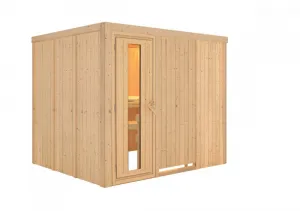 Interiérová fínska sauna 231x196 cm Lanitplast