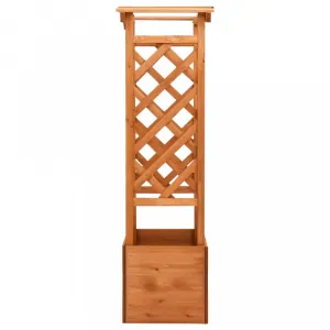 Truhlík trelážovým oblúkom 49x 39x130 cm drevo Dekorhome