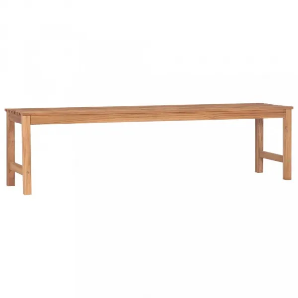 Záhradná lavica teak Dekorhome 150 cm