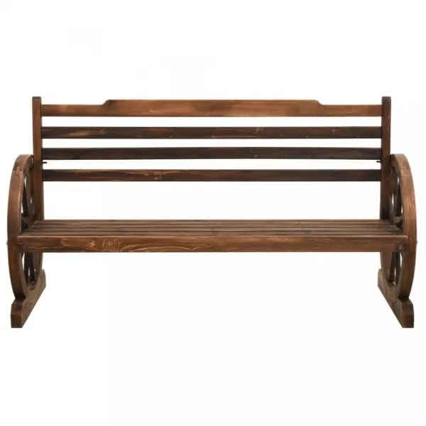 Záhradná lavica jedľa Dekorhome 112 cm