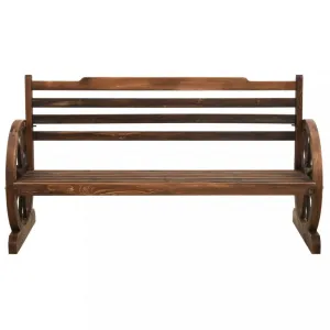Záhradná lavica jedľa Dekorhome 112 cm