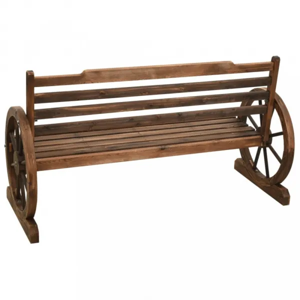 Záhradná lavica jedľa Dekorhome 112 cm