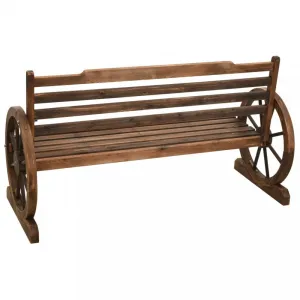 Záhradná lavica jedľa Dekorhome 112 cm