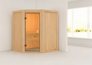 Interiérová fínska sauna 170 x 151 cm Dekorhome