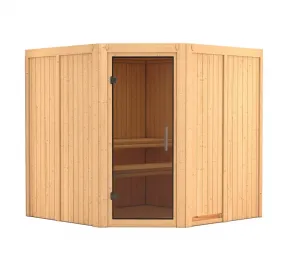Interiérová fínska sauna 196 x 196 cm Dekorhome
