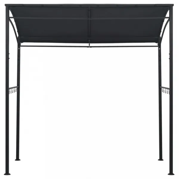 Grilovacia altánok 215x150x220 cm oceľ Dekorhome