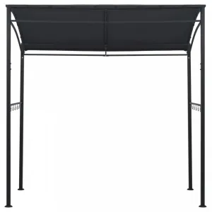 Grilovacia altánok 215x150x220 cm oceľ Dekorhome