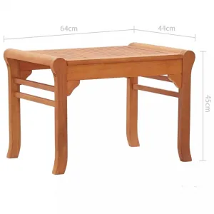 Záhradná lavička eukalyptové drevo Dekorhome 120 cm