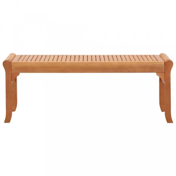 Záhradná lavička eukalyptové drevo Dekorhome 120 cm