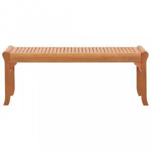 Záhradná lavička eukalyptové drevo Dekorhome 120 cm