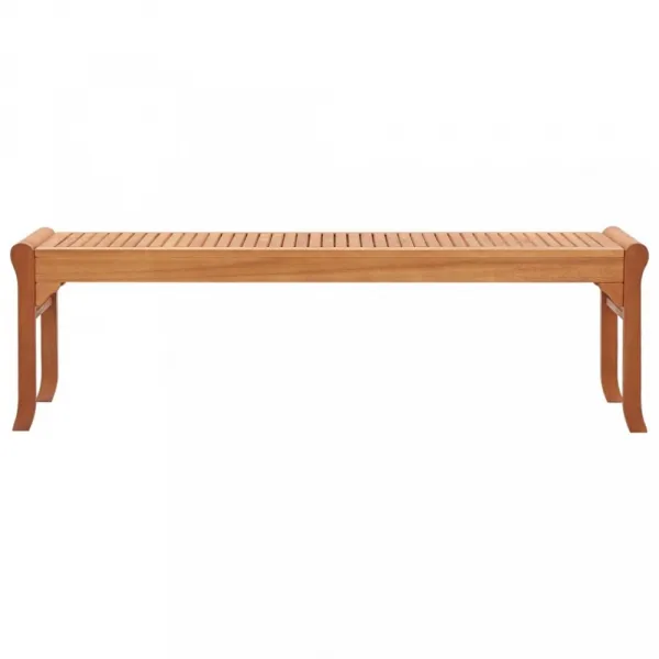 Záhradná lavička eukalyptové drevo Dekorhome 120 cm