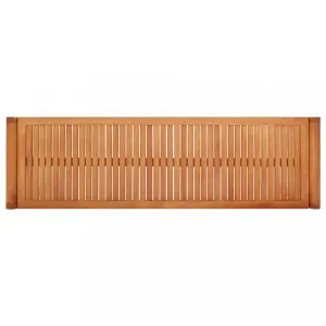 Záhradná lavička eukalyptové drevo Dekorhome 120 cm
