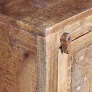 Kúpeľňová zostava drevo Dekorhome Mangovníkové drevo