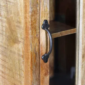 Kúpeľňová zostava drevo Dekorhome Mangovníkové drevo