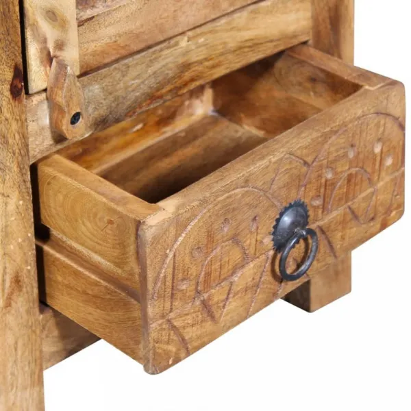 Kúpeľňová zostava drevo Dekorhome Mangovníkové drevo