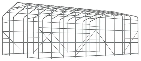 Skladová hala XXL 8x12m sivá - nehorľavá