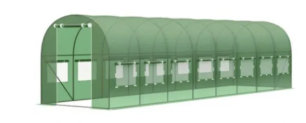 Záhradný fóliovník 3x8m zelená