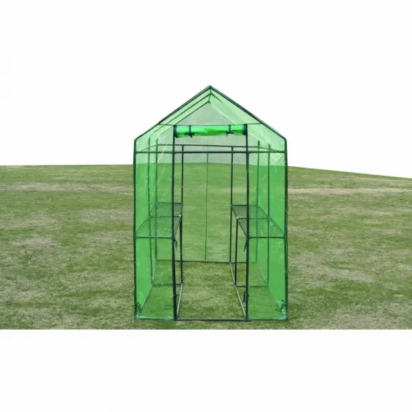 Fóliovník s 2 policami 120 x 240 x 190 cm Dekorhome