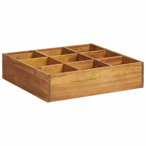 Záhradný kvetináč na bylinky z akáciového dreva