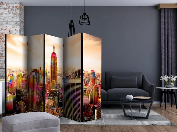Paraván Colors of New York City III Dekorhome