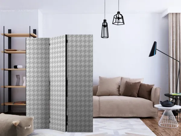 Paraván Dogtooth Check Dekorhome