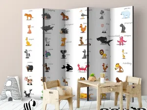 Paraván Learning by playing (animals) Dekorhome