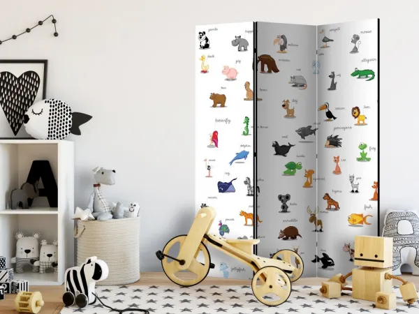 Paraván animals (for children) Dekorhome