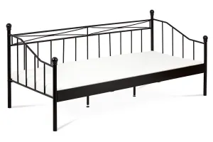 Posteľ 90x200cm BED-1905 BK čierna Autronic