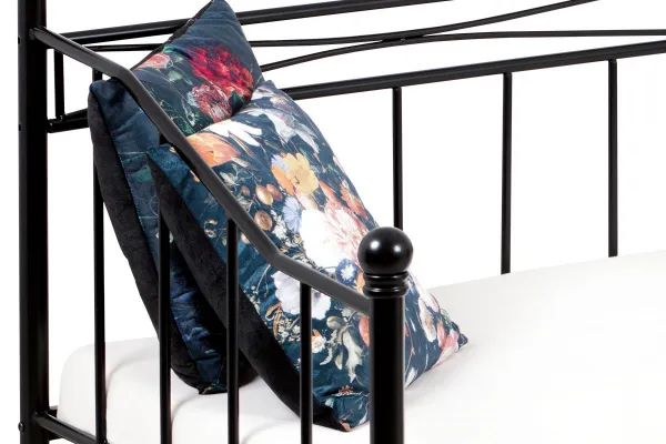 Posteľ 90x200cm BED-1905 BK čierna Autronic