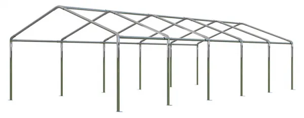 Skladový stan 5x10 biela KLASIK