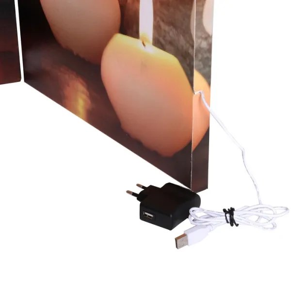 Dizajnový LED paraván 5-dielny Dekorhome