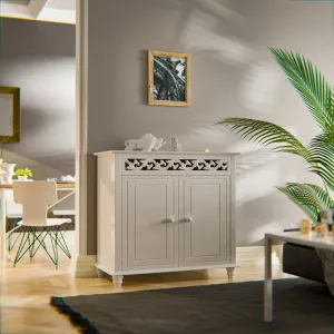 Komoda biela D0052 Dekorhome